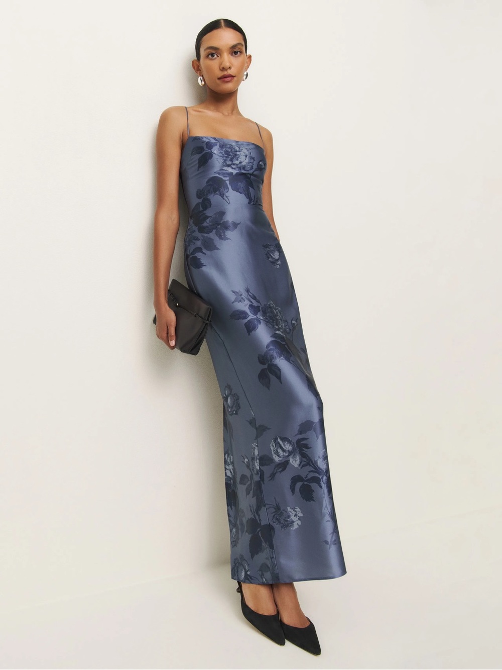 Reformation Frankie Silk Dress